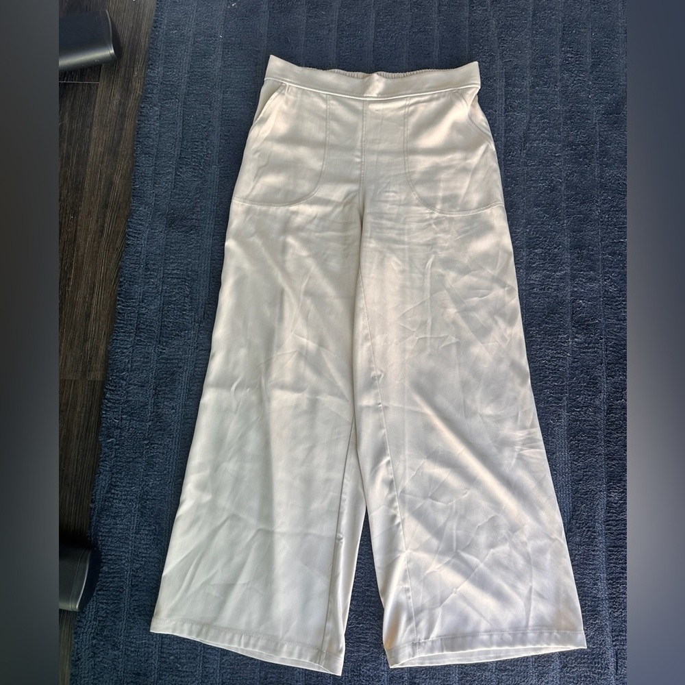 MAX STUDIO LONDON Beige Wide leg pants